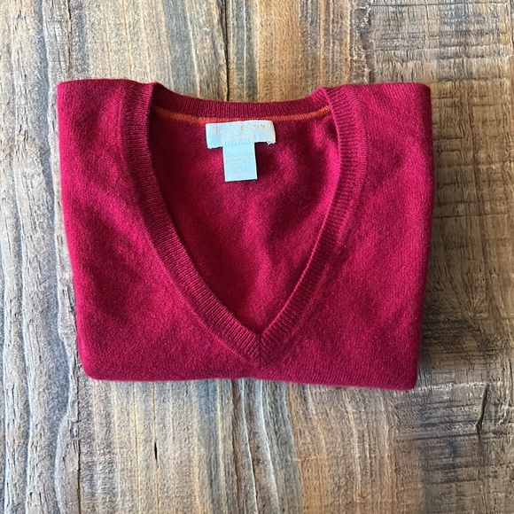 Red Cashmere Sweater size L - Picture 3 of 3